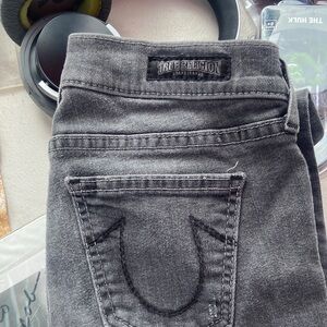 True Religion Women's Charcoal Jeans